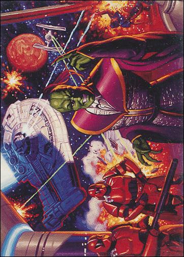 Star Wars: Shadows of the Empire (Base Set) card 66 Battle Over Coruscant: Part I