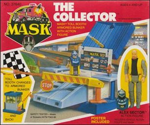 M.A.S.K.  (Vehicle and Figure Sets) figure 20 The Collector (w/ Alex Sector)