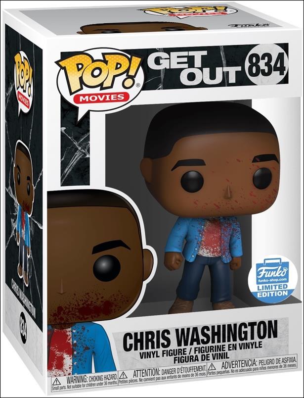 POP! Movies figure 834 Chris Washington (Bloody) Funko Shop Exclusive