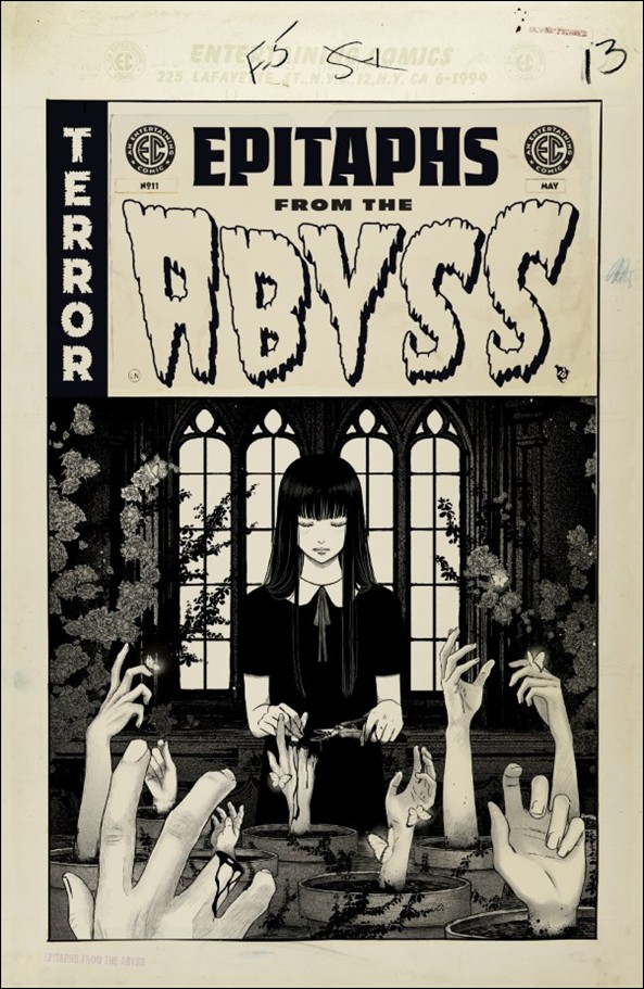 Epitaphs from the Abyss (2024) issue 11-D Anwita Citriya B&W 1:20 Cover