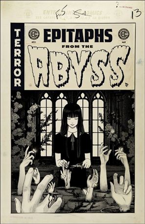 Epitaphs from the Abyss (2024) issue 11-D Anwita Citriya B&W 1:20 Cover