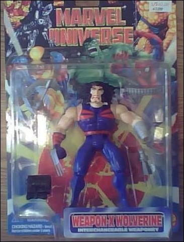 Marvel Universe (1996) figure 35 Weapon X Wolverine (with Interchangable Weaponry)