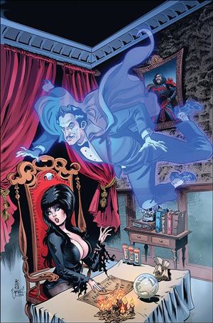 Elvira Meets Vincent Price issue 2-K Dave Acosta Virgin Cover