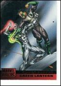 DC Versus Marvel / Marvel Versus DC (Base Set) card 10 Silver Surfer/Green Lantern