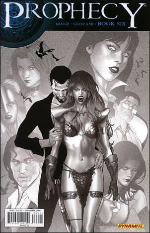 Prophecy issue 6-B 1:10 Black and White Cover