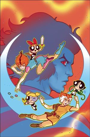 ThunderCats / The Powerpuff Girls issue 2-F Paulina Ganucheau Cardstock Metal Virgin Cover
