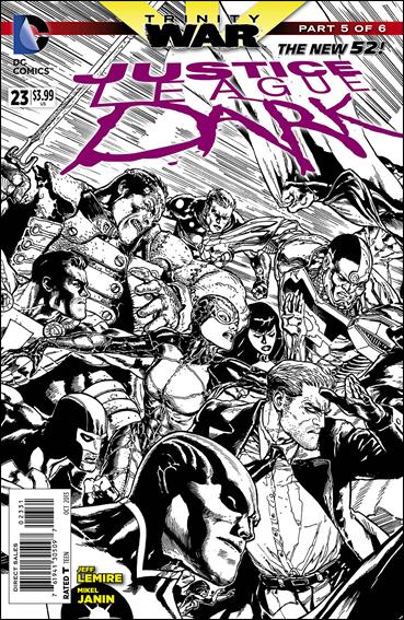 Justice League Dark (2011) issue 23-C Doug Mahnke 1:100 Black & White Connecting Cover