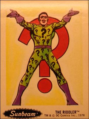 Sunbeam Bread DC Super Heroes Stickers (Base Set)  card 14