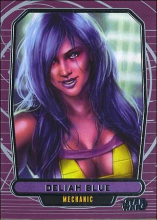 Star Wars Galactic Files (Base Set) card 228 Deliah Blue Mechanic