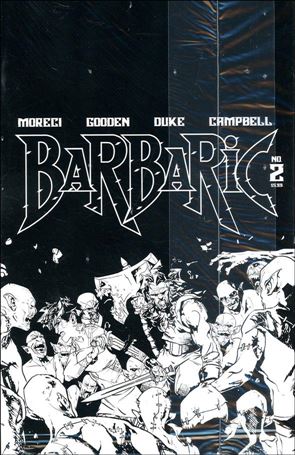 Barbaric issue 2-C Tim Seeley Black Bag Cover