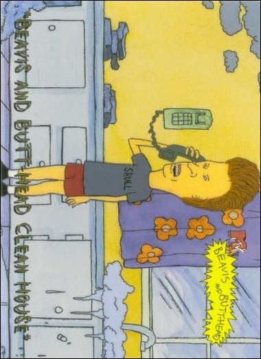 Beavis and Butt-Head (Base Set) card '0069' "Clean House"