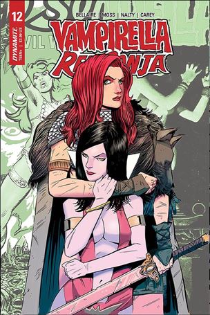 Vampirella / Red Sonja issue 12-E Drew Moss Cover