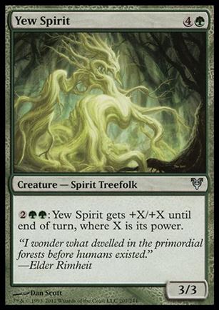 Magic the Gathering: Avacyn Restored (Base Set) card 207 Yew Spirit