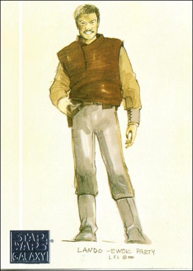 Star Wars Galaxy: Series 1 (Factory Base Set) card 31 Lando (Rodis-Jamero)