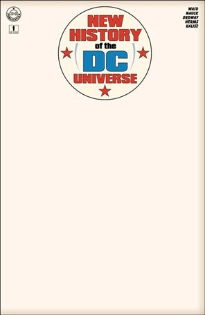 New History of the DC Universe issue 1-G Blank Sketch Cardstock Cover