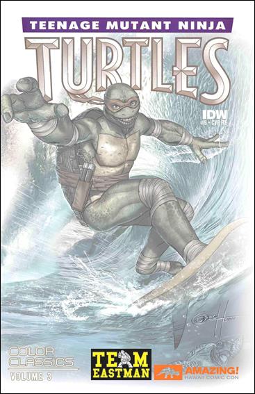 Teenage Mutant Ninja Turtles Color Classics Vol. 03 issue 9-C Greg Horn Amazing Hawaii Con Fade Cover 1/1000