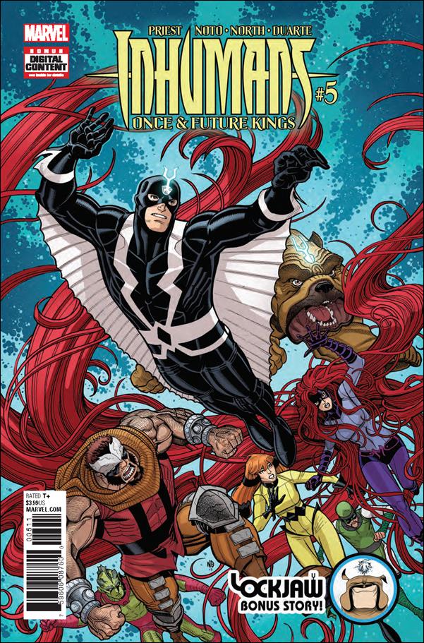 Inhumans: Once and Future Kings issue 5 Nick Bradshaw Cover