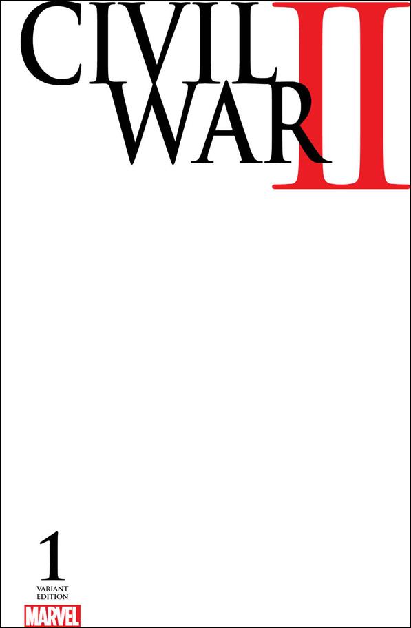 Civil War II issue 1-N Blank/Sketch Cover
