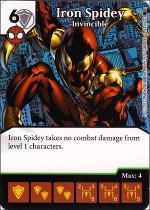 Marvel Dice Masters Amazing Spider-Man card 94 Iron Spidey: Invincible
