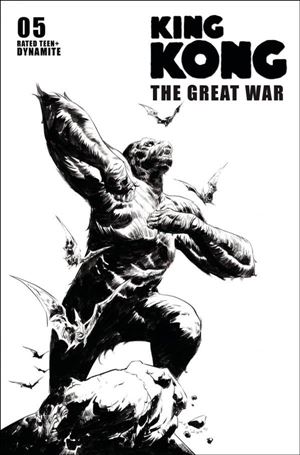 Kong: The Great War issue 5-D Jae Lee 1:10 Line Art Cover