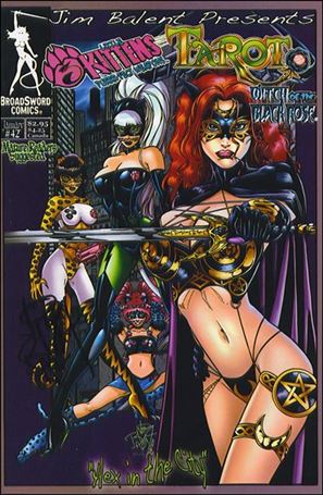 Tarot: Witch of the Black Rose issue 42-C Tarot & 3 Little Kittens Cover Signed with COA