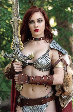 Red Sonja (2021) issue 3-G 1:7 Virgin Cosplay Photo Cover
