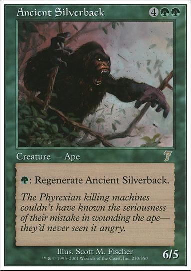 Magic the Gathering: 7th Edition (Base Set) card 230 Ancient Silverback