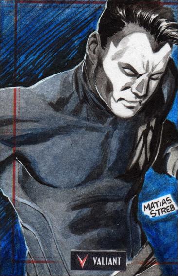 2013 Valiant Comics Preview Trading Card Set (Sketch Card Subset) card MS-02