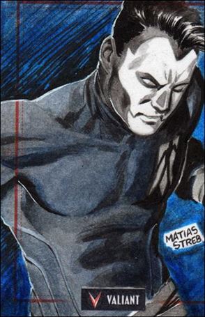 2013 Valiant Comics Preview Trading Card Set (Sketch Card Subset) card MS-02
