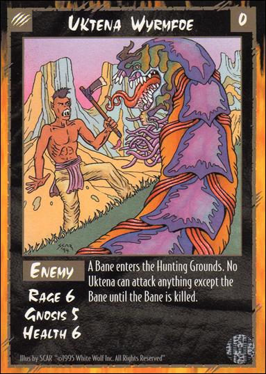 Rage Limited (Base Set) card 288 Uktena Wyrmfoe 