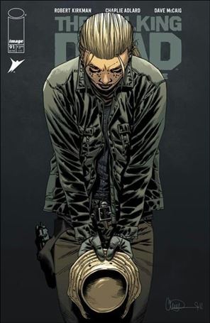 Walking Dead Deluxe issue 91-B Charlie Adlard Cardstock Cover