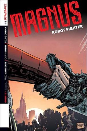 Magnus Robot Fighter (2014) issue 8 Gabriel Hardman Standard Cover