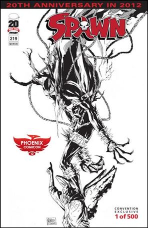 Spawn issue 219-B Pheonix Comicon Cover 1/500