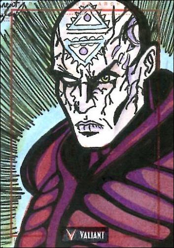 2013 Valiant Comics Preview Trading Card Set (Sketch Card Subset) card BR-04
