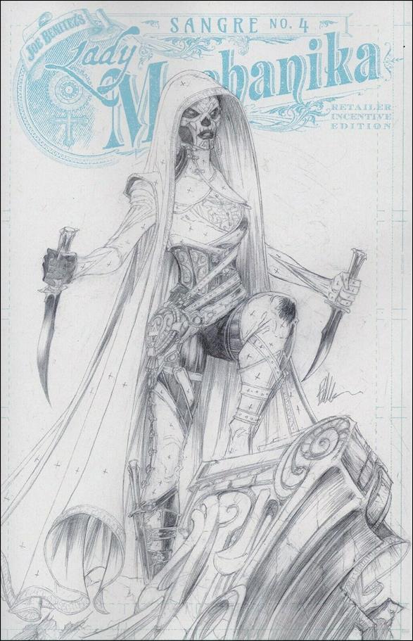 Lady Mechanika: Sangre issue 4-C Joe Benitez 1:10 Sketch Cover