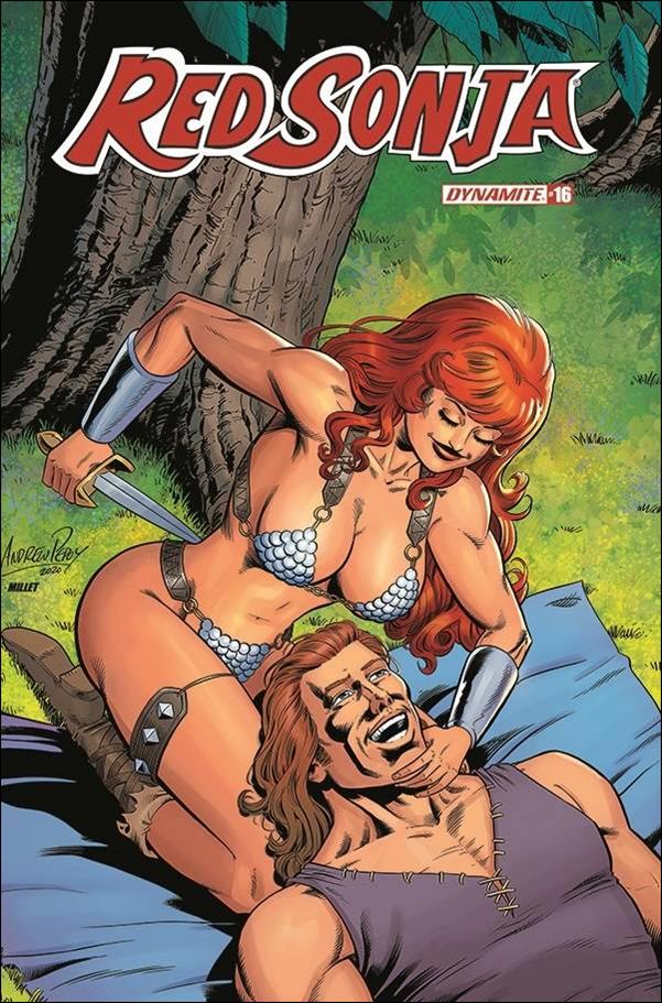 Red Sonja (2019) issue 16-M Andrew Pepoy 1:10 Seduction Cover