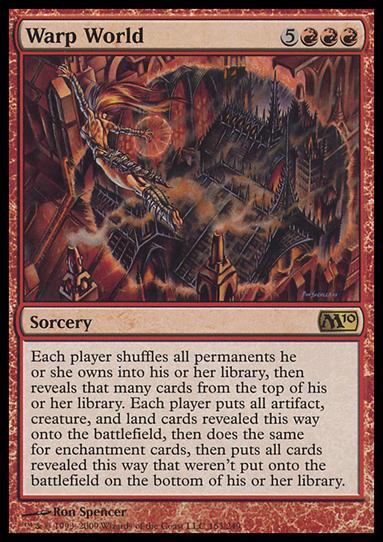Magic the Gathering: 2010 Core Set (Base Set) card 163 Warp World