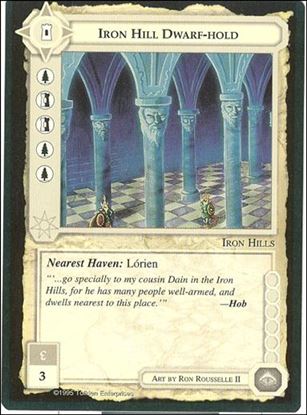Middle-Earth: The Wizards (Base Set) card 230 Iron Hill Dwarf-hold