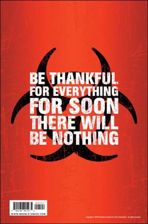 28 Days Later issue 1-D DNA Films 1:25 Cover