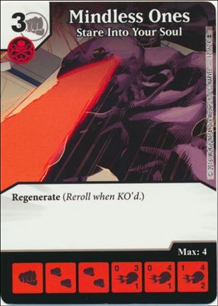 Marvel Dice Masters Doctor Strange card 17 Mindless Ones: Stare Into Your Soul