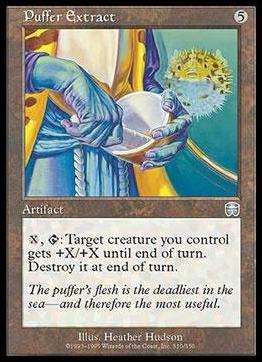 Magic the Gathering: Mercadian Masques (Base Set) card 310 Puffer Extract