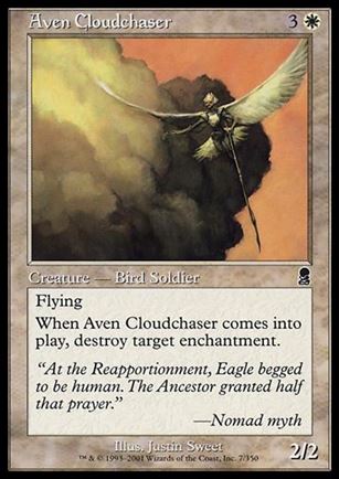 Magic the Gathering: Odyssey (Base Set) card 7 Aven Cloudchaser