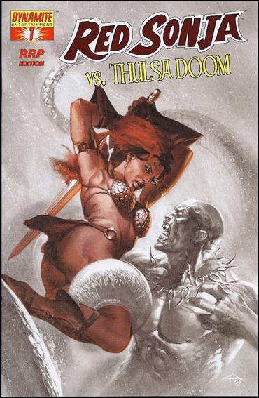 Red Sonja vs Thulsa Doom issue 1-E Gabriele Dell'Otto RRP Edition Red Foil Cover