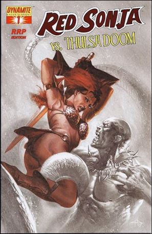 Red Sonja vs Thulsa Doom issue 1-E Gabriele Dell'Otto RRP Edition Red Foil Cover