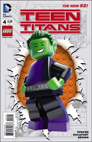 Teen Titans (2014) issue 4-B LEGO Cover