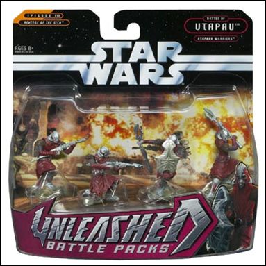 Star Wars: Unleashed Multi-Figure Battle Packs figure 4 Battle of Utapau - Utapaun Warriors