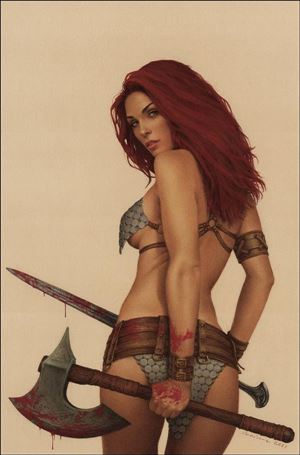 Invincible Red Sonja issue 7-S Celina Virgin Cover