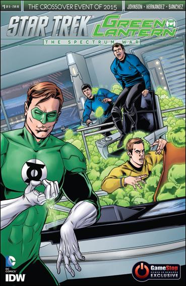 Star Trek/Green Lantern (2015) issue 1-OI Rachael Stott GameStop Cover