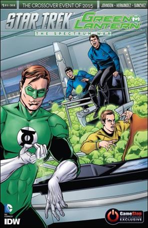 Star Trek/Green Lantern (2015) issue 1-OI Rachael Stott GameStop Cover