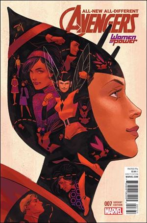 All-New, All-Different Avengers issue 7-B Evan Shaner Women of Power Cover